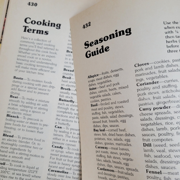 Vintage Better Homes and Gardens The NEW COOK BOOK 5 Ring Binder with Tab Index - Picture 15 of 16